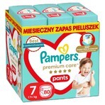 Pampers Premium Care Pants, scutece mărimea 7, 17+ kg, 80 buc