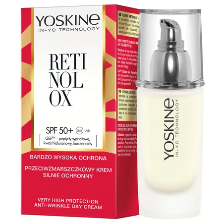 Yoskine Retinolox Hoge Bescherming Anti-Rimpel Dagcrème SPF 50+, 50 ml