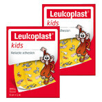 Leukoplast Kids Set, Kinderpflaster, wasserfest, 6 cm x 1 m, 2 Stück