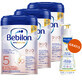 Bebilon Profutura Profutura DuoBiotik 5er Set, n&#228;hrende Milchnahrung f&#252;r Vorschulkinder, 3 x 800 g + Mustela Bebe Enfant, n&#228;hrendes Waschgel, 300 ml gratis