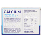 SEMA Lab Calcium + vitamin D3 + vitamin K2 MK-7, 60 hard tablets Unclear pack