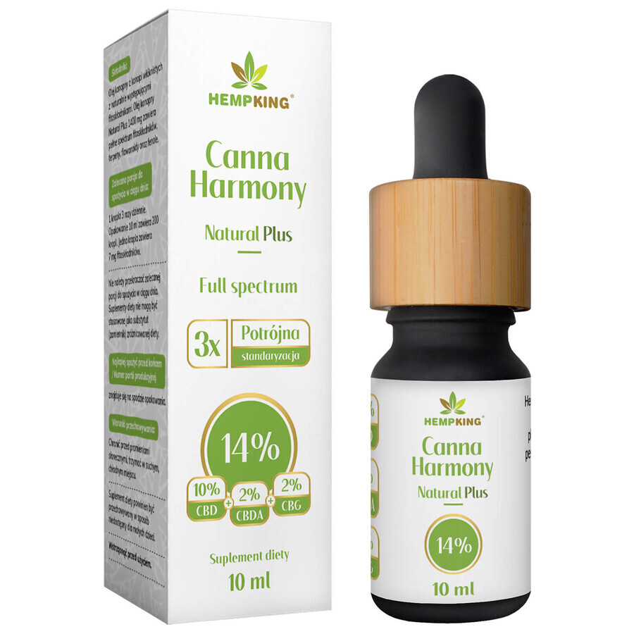 HempKing Canna Harmony 14%, gotas, 10 ml