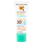 Kolastyna-Set, Sonnenschutzmittel für Babys und Kinder ab 6 Monaten, SPF 30, 75 ml + After-Sun-Maske, 20 ml für 1 Penny