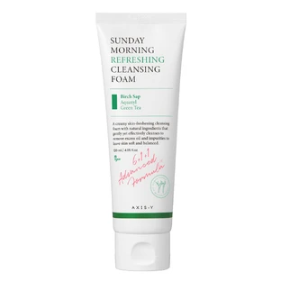 Axis-y espuma limpiadora refrescante para la mañana, espuma limpiadora facial, 120 ml