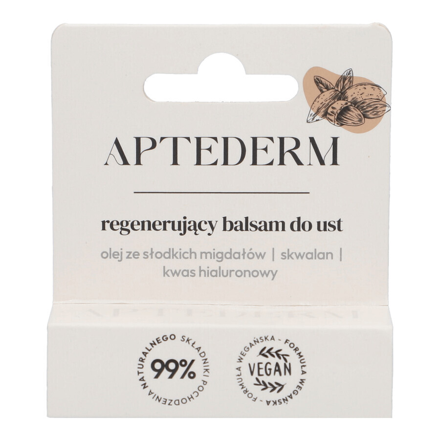 Aptederm, regenerierender Lippenbalsam, 4,8 g DEFEKTIVVERPACKUNG