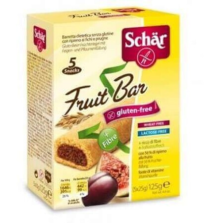 Batoane fara gluten cu prune si smochine fara gluten, 125g, Dr. Schar