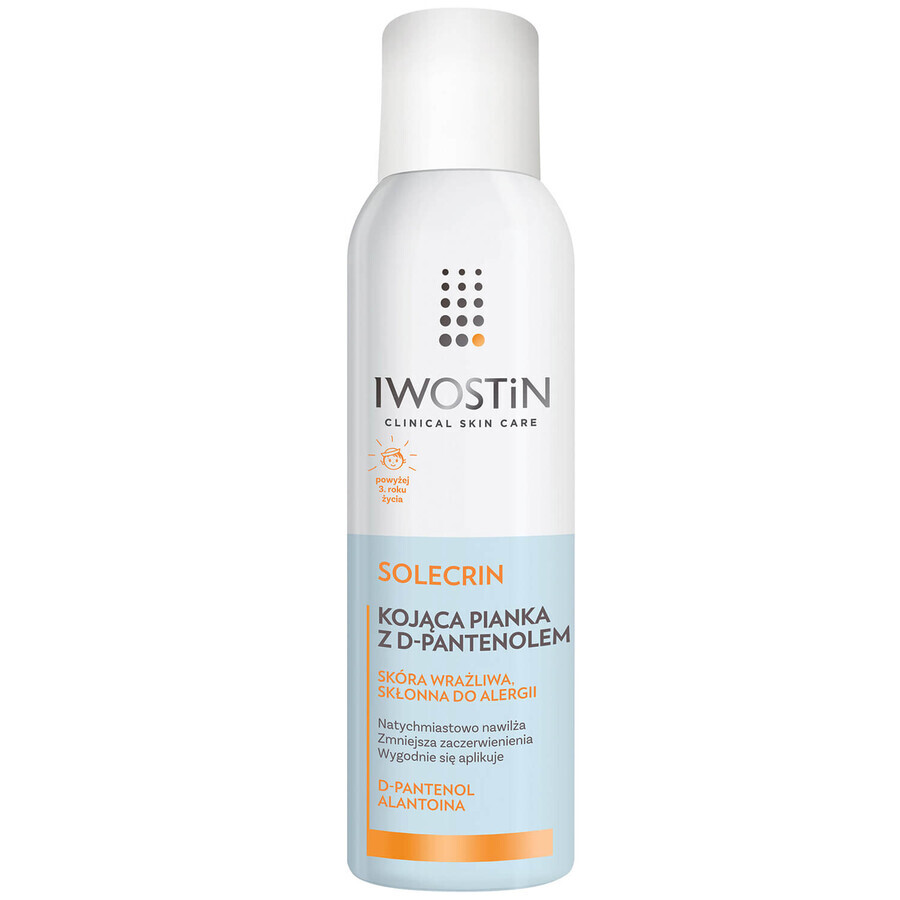 Set Iwostin Solecrin SPF 50+, Schutzemulsion, 100 ml + Schutzschaum, 150 ml + Körpercreme-Gel, 200 ml + Badetuch gratis