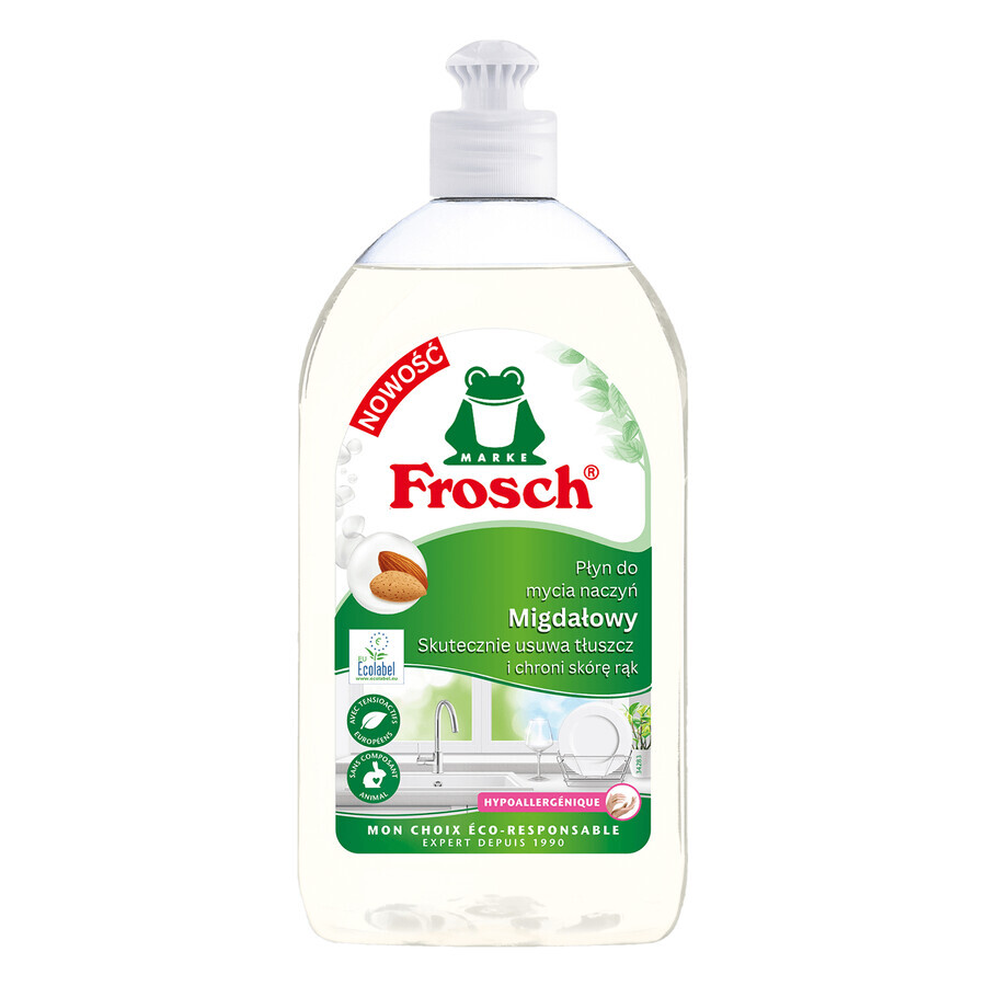 Frosch dishwashing liquid, almond, 500 ml