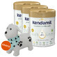 Kendamil Premium 3 HMO+ Set, Junior Milch, ab 12 Monaten, 3 x 800 g + Skippy, sprungfrei