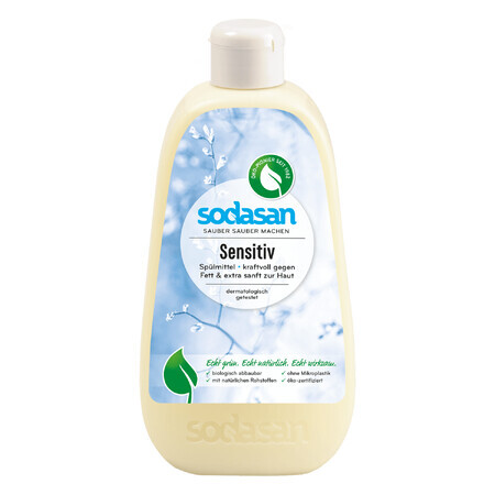 Sodasan Sensitiv, dishwashing liquid with aloe vera, Organic, 500 ml