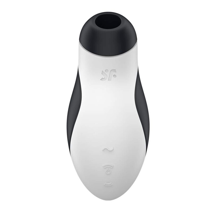 Satisfyer Orca, berührungslose Klitorismassage, Luft, schwarzer und weißer Orca