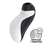 Satisfyer Orca, berührungslose Klitorismassage, Luft, schwarzer und weißer Orca