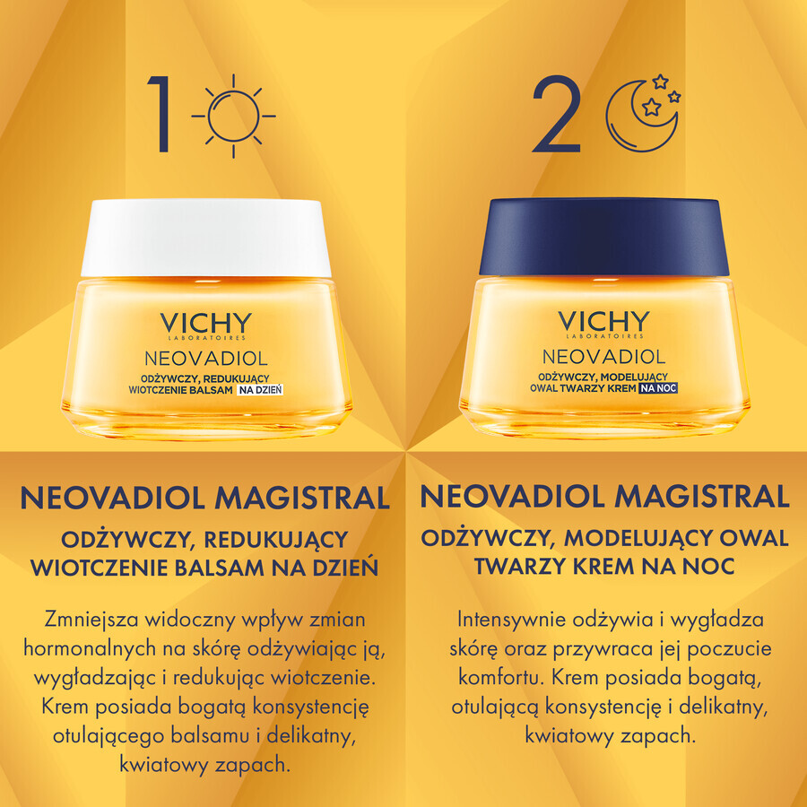 Set Vichy Neovadiol Magistral, day lotion against skin sagging, 50 ml + night cream, 50 ml