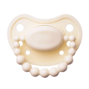 Luu Kids, suzetă, poziționare, silicon, American Cream, 3-6 luni, 1 buc