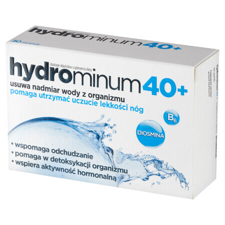 Hydrominum 40+, für Frauen ab 40, 30 Tabletten