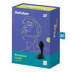 Satisfyer Backdoor Lover, vibrierender Analplug, schwarz