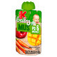 Kubuś Baby Mousse in der Tube, Apfel, Karotte, Mango, nach 6 Monaten, 100 g