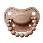 Luu Kids, pacifier, positioning, silicone, Milk Hazelnut, 3-6 months, 1 piece