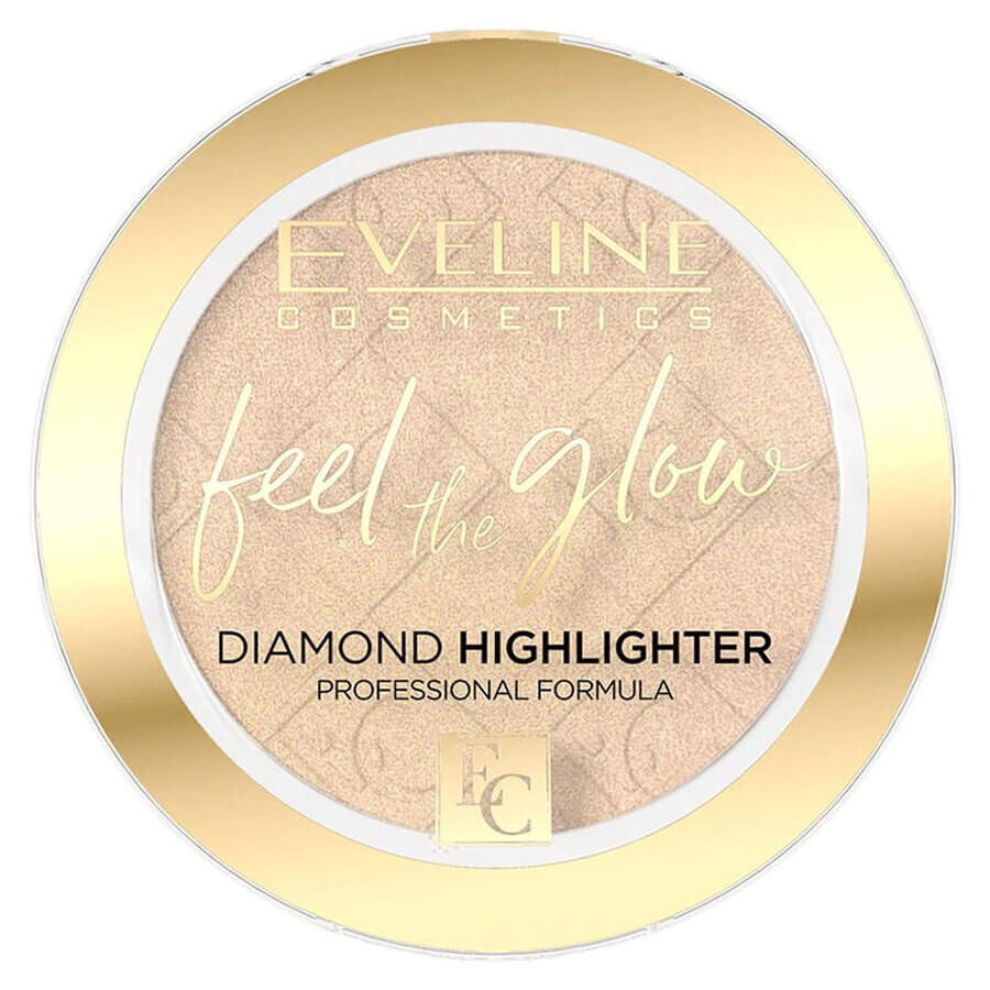 Eveline Cosmetics Feel the Glow, highlighter, nr. 02, Beach Glow, 4.2 g