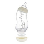 Canpol Babies, S-Shape Anti-Kolik-Flasche, breite Öffnung, PP, 24/200, 310 ml