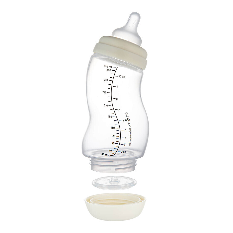 Canpol Babies, S-Shape Anti-Kolik-Flasche, breite Öffnung, PP, 24/200, 310 ml