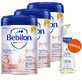 Bebilon Profutura Profutura DuoBiotik 3er Set, n&#228;hrende Milchnahrung, ab 1 Jahr, 3 x 800 g + Mustela Bebe Enfant, n&#228;hrendes Waschgel, 300 ml gratis