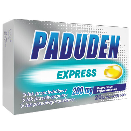 Paduden Express 200 mg, 20 Kapseln