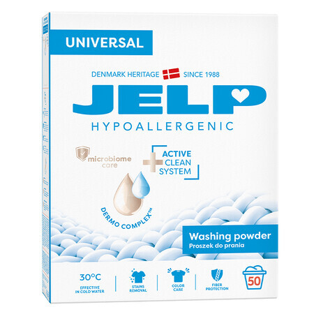 Jelp Hypoallergen, Universal-Waschmittel, 3 kg