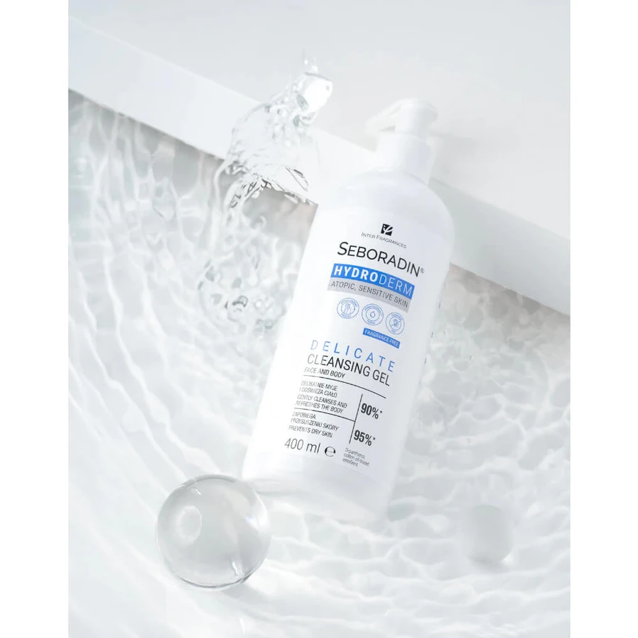 Seboradin Hydroderm face and body cleansing gel 400 ml