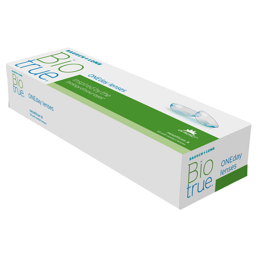 Biotrue ONEday, contact lenses, 1 day, spherical, - 1.50, 30 pcs