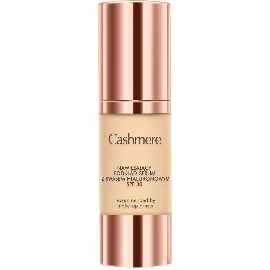 DAX Cashmere DD, fond de ten-serum hidratant cu acid hialuronic, bej, SPF 30, 30 ml