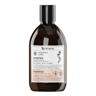 Vis Plantis Pharma Care, shampoo voor fijn haar, ginseng + niacinamide, 500 ml