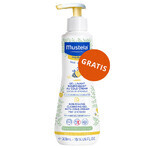 Set Bebilon Profutura DuoBiotik 2, lapte de continuare, după 6 luni, 3 x 800 g + Mustela Bebe Enfant, gel nutritiv de spălare, 300 ml gratis