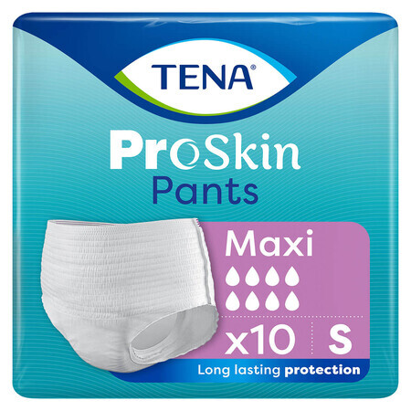 Tena Pants ProSkin, absorbierende Slips, Größe S, 65-85 cm, Maxi, 10 Stück