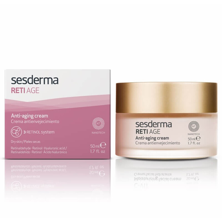 Sesderma Reti-Age Kit, Anti-Ageing Gesichtscreme 50 ml + Anti-Ageing Gesichtsserum 30 ml