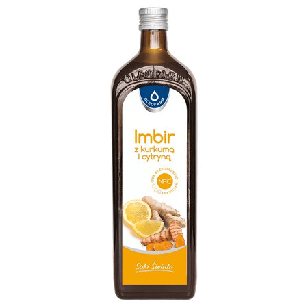 Oleofarm World Juices Ingwer mit Kurkuma und Zitrone, 980 ml