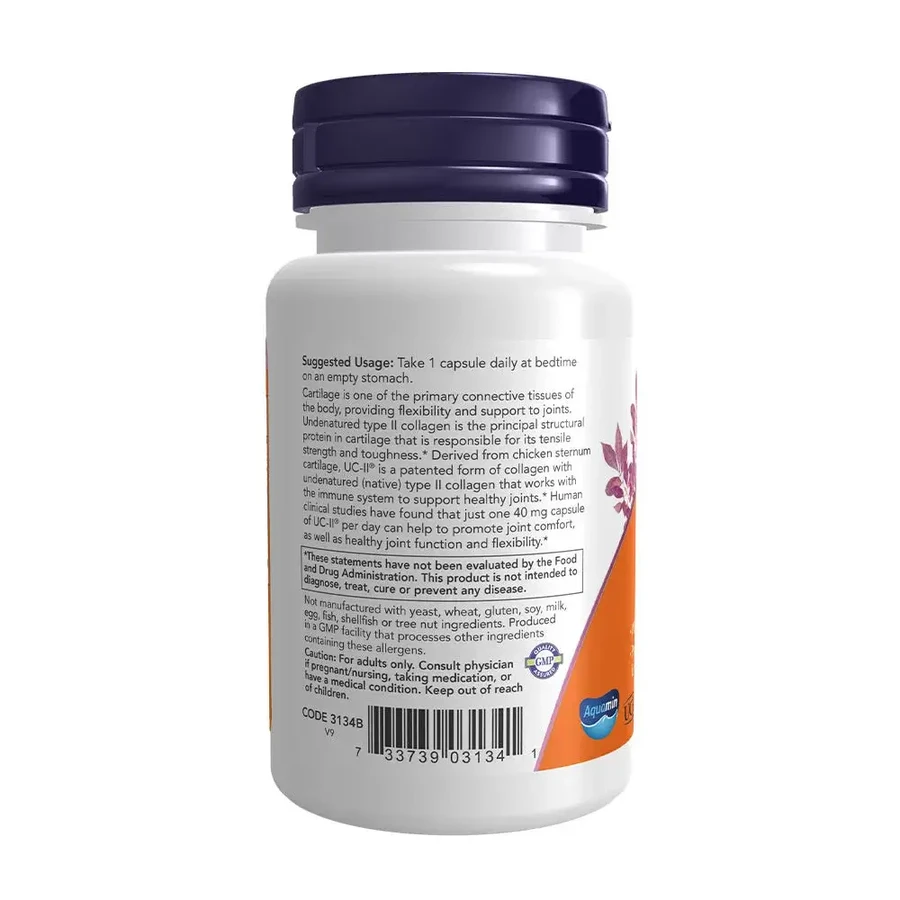 Now Foods UC-II, Kollagen Typ II, 60 vegetarische Kapseln