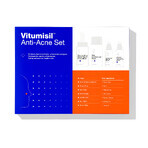 Kit antiacne Vitumisil, schiuma viso 100 ml + tonico 100 ml + crema giorno 50 ml + crema notte 50 ml