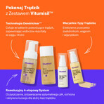 Kit antiacne Vitumisil, schiuma viso 100 ml + tonico 100 ml + crema giorno 50 ml + crema notte 50 ml