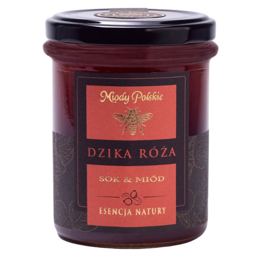 Polish Honey Succo di miele e miele, rosa selvatica, 250 g