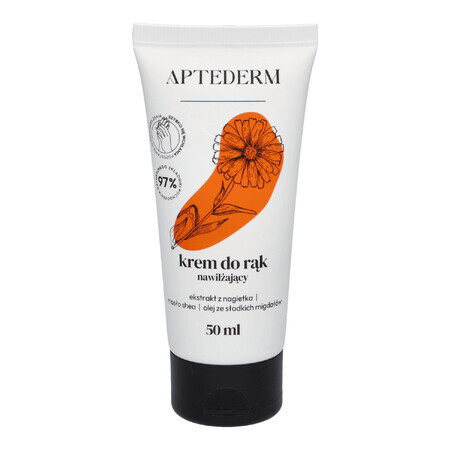 Aptederm, cremă de mâini hidratantă, 50 ml