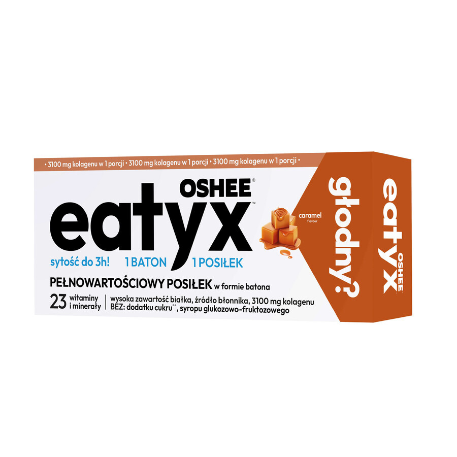 OSHEE Eatyx, tafelstick, karamel, 60 g