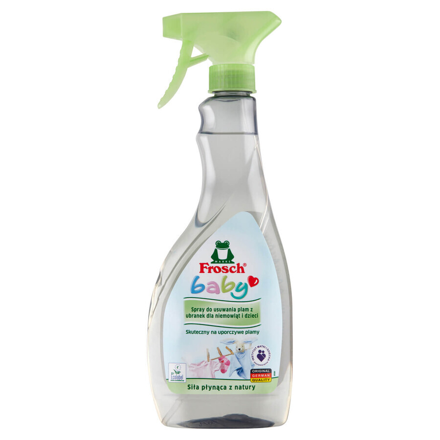 Frosch Baby set, concentrat pentru rufe, 1500 ml + spray pentru pete, 500 ml + rucsac gratuit