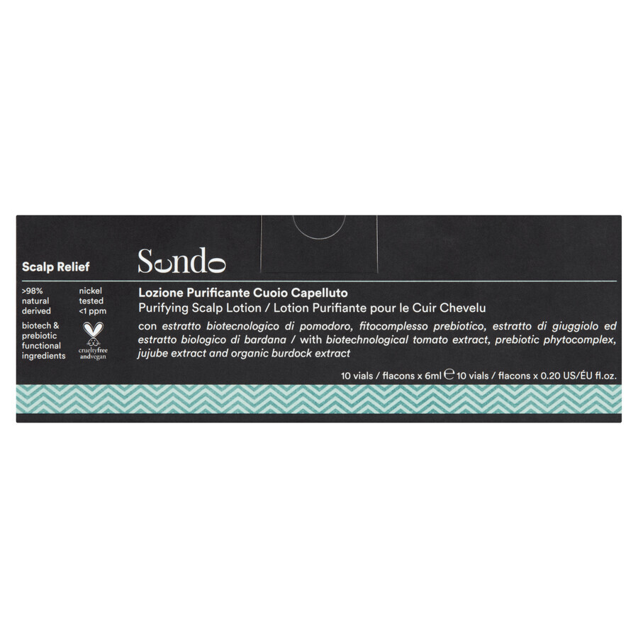 Sendo Scalp Relief Intensivbehandlung gegen Schuppen in Fläschchen, 10 x 6 ml