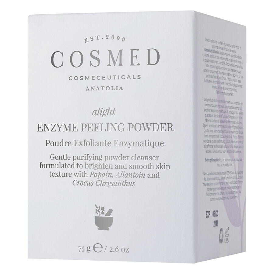 Cosmed Alight, exfoliant enzimatic cu pulbere, 75 g