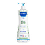 Mustela Bebe Enfant set, gentle body and head wash, from birth, 2 x 750 ml + free teddy bear wrap