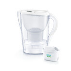 Brita Marella, Kanne mit Filter 2,4 l, weiß + Maxtra Pro Pure Performance Filter, 1 Stück