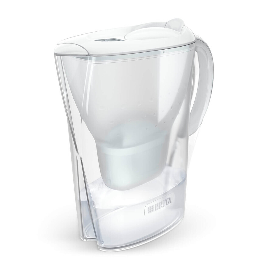 Brita Marella, Kanne mit Filter 2,4 l, weiß + Maxtra Pro Pure Performance Filter, 1 Stück