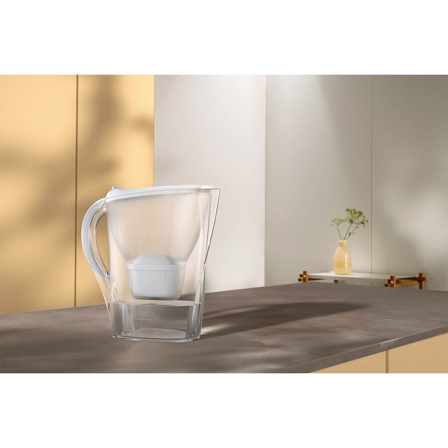 Brita Marella, Kanne mit Filter 2,4 l, weiß + Maxtra Pro Pure Performance Filter, 1 Stück