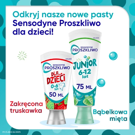 Sensodyne Powder, pastă de dinți pentru copii, 0-6 ani, 50 ml